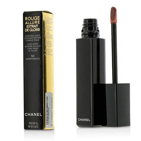 chanel rouge allure 59 impertinente|Chanel Impertinence Rouge Allure Extrait de Gloss Product Info.